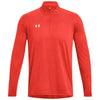 Under Armour Men's Dark Orange/White Team Tech 1/4 Zip