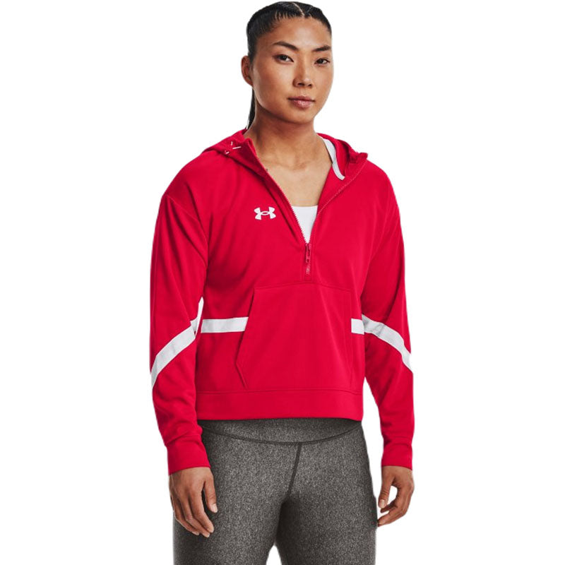 Under Armour Women's Red/White Storm Armour Fleece Hoodie