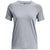 Under Armour Women's Steel Light Heather/White Athletics Short Sleeve