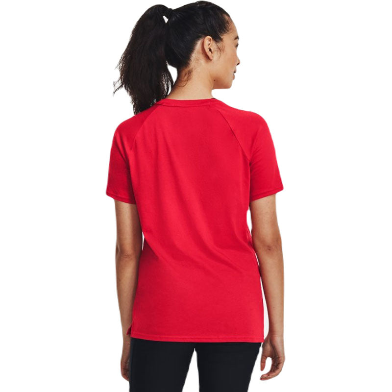 Under Armour Women's Red/White Athletics Short Sleeve