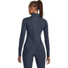 Under Armour Women's Downpour Grey/Reflective Qualifier Run Half Zip