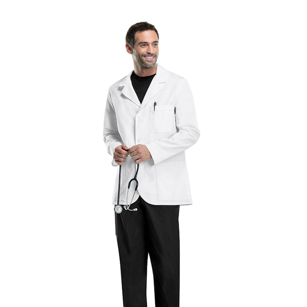 Cherokee Men's White Consultation Lab Coat