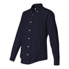 Van Heusen Women's Navy Long Sleeve Oxford Shirt-Alpha Sized