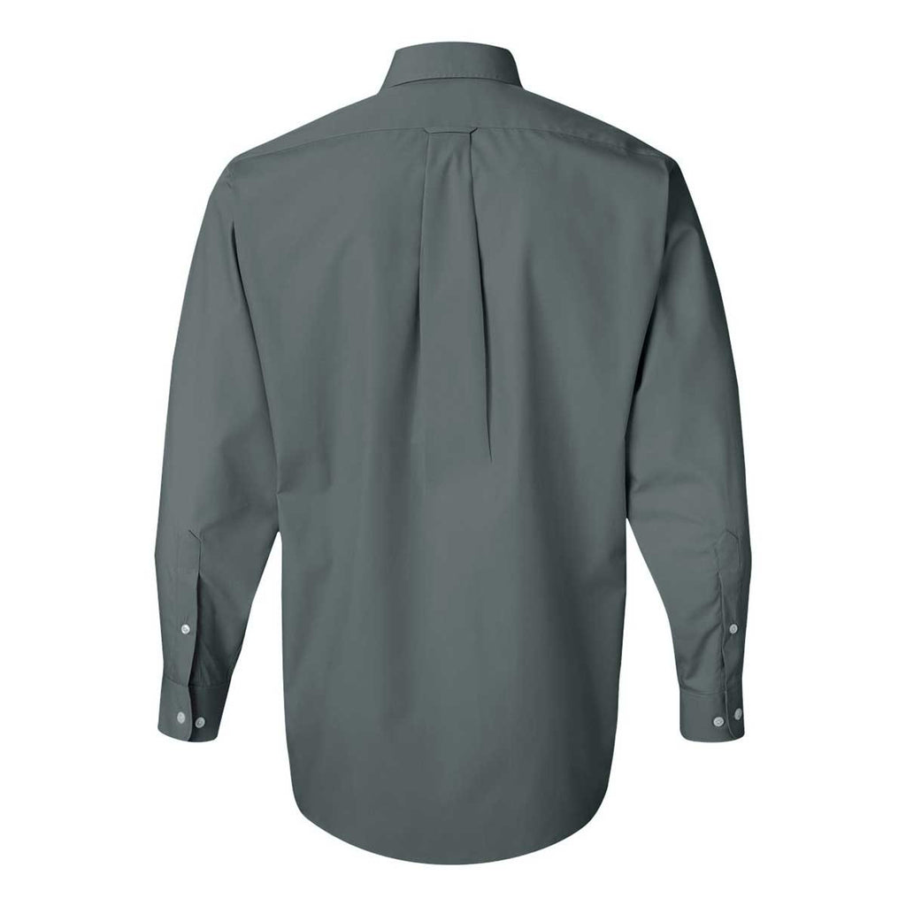 Van Heusen Men's Bayleaf Silky Poplin Dress Shirt