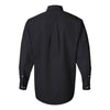 Van Heusen Men's Black Silky Poplin Dress Shirt