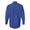 Van Heusen Men's Royal Blue Silky Poplin Dress Shirt