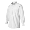 Van Heusen Men's White Silky Poplin Dress Shirt