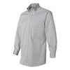 Van Heusen Men's French Grey Non-Iron Pinpoint Dress Shirt