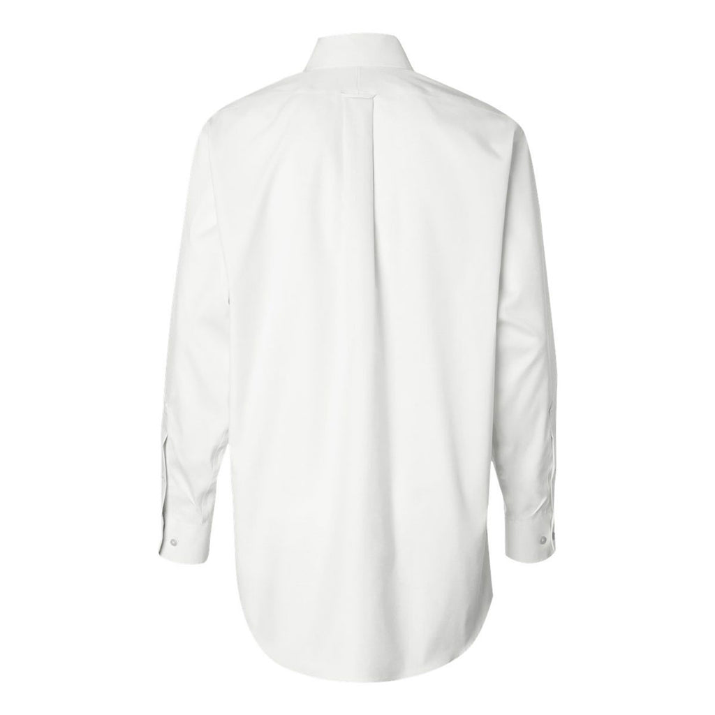 Van Heusen Men's White Non-Iron Pinpoint Dress Shirt