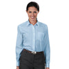 Van Heusen Women's Blue Broadcloth Dress Shirt