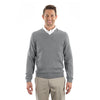 Van Heusen Men's Grey Long Sleeve V-Neck Sweater