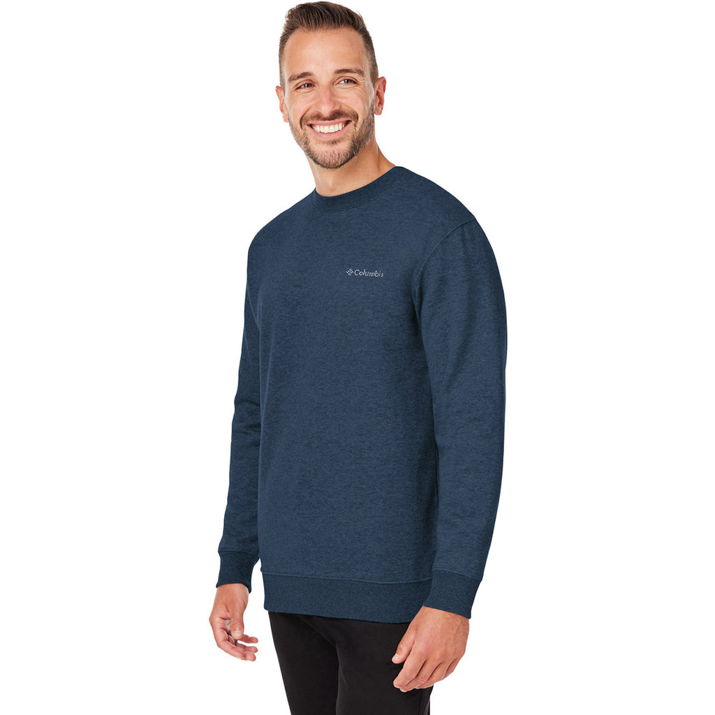 Columbia Men's Collegiate Navy Hart Mountain Crew