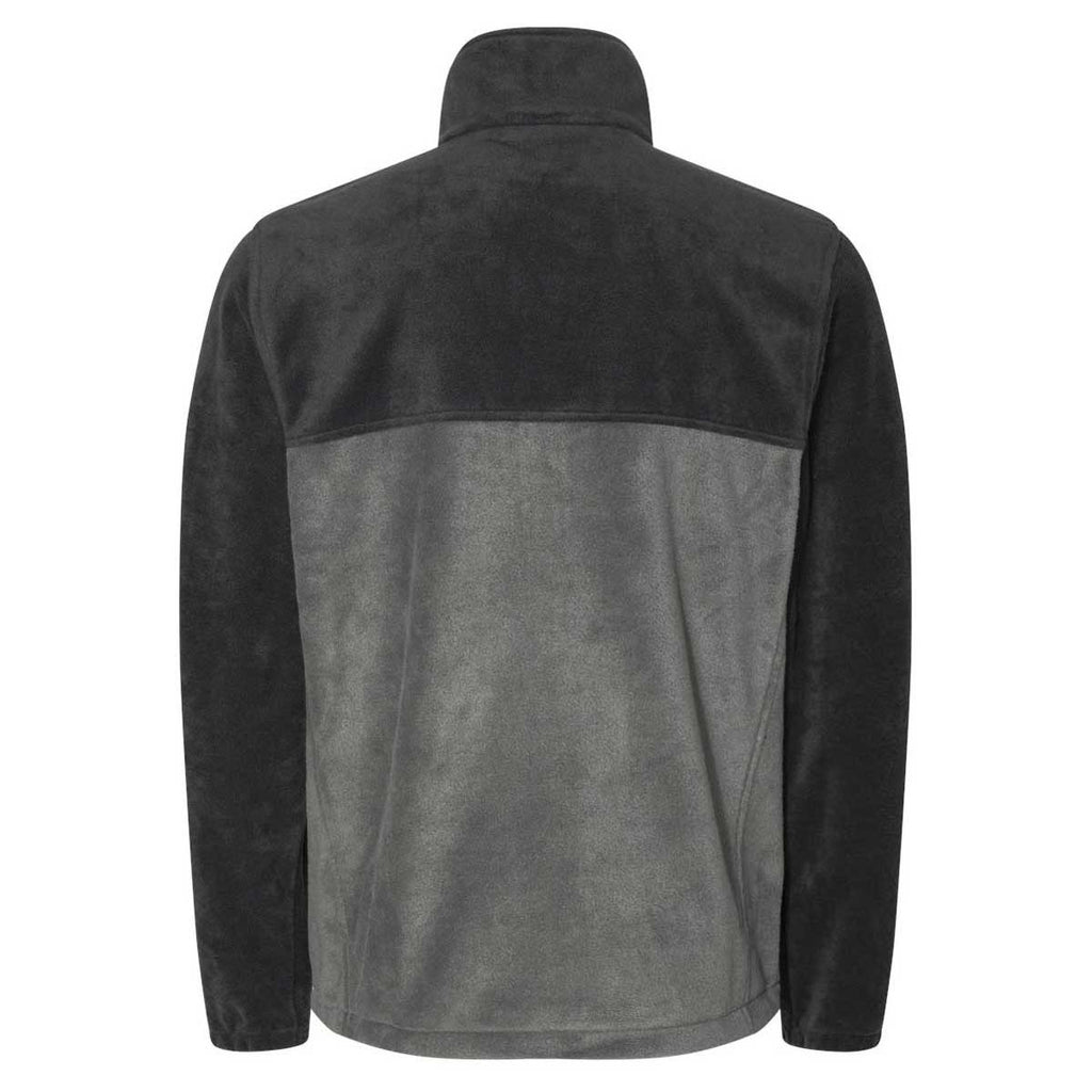 Columbia Men's Black/Grill Steens Mountain Full-Zip Fleece