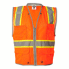 ML Kishigo Men's Orange Premium Brilliant Series Heavy-Duty Class 2 Vest