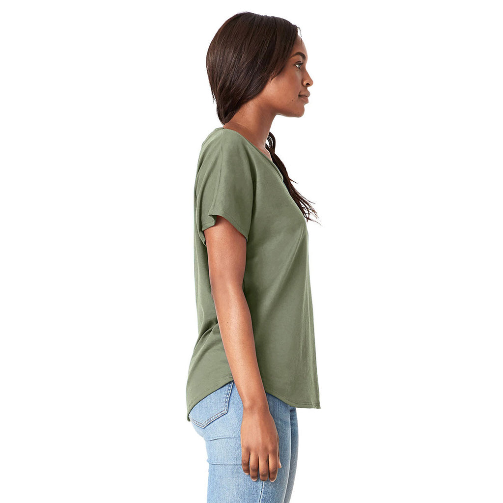 Next Level Women's Military Green Ideal Dolman