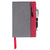 Good Value Red Front Zip Pocket Journal