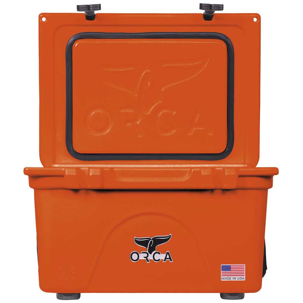 ORCA Blaze Orange 26 Quart Cooler