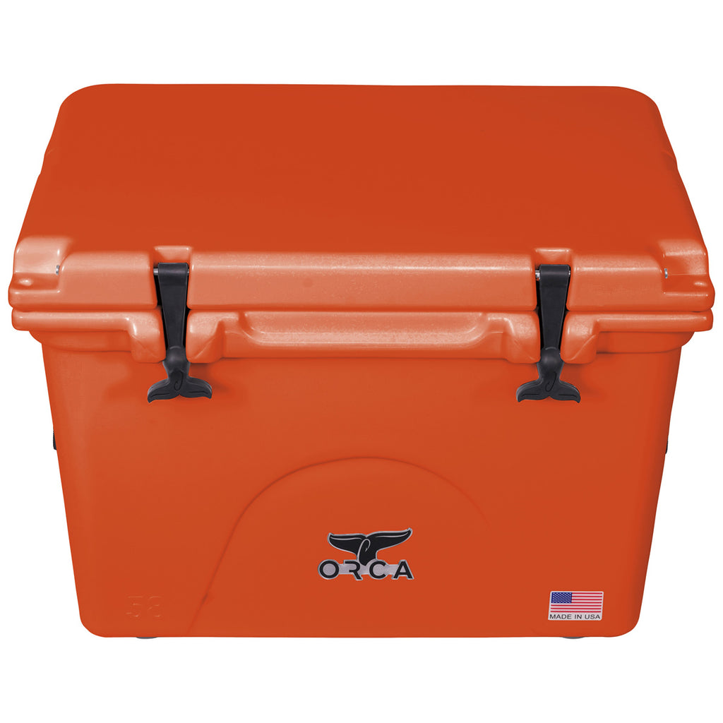 ORCA Blaze Orange 58 Quart Cooler