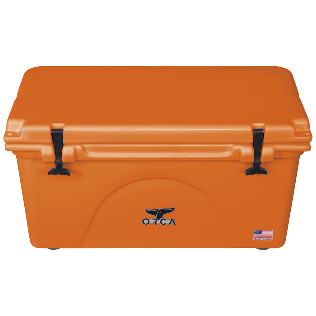 ORCA Blaze Orange 75 Quart Cooler