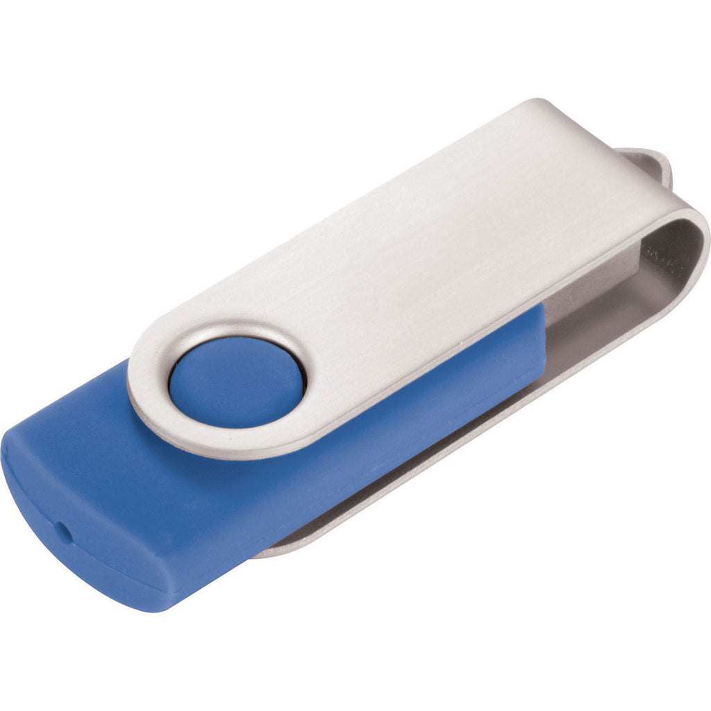 Leed's Corporate Blue Rotate Flash Drive 8GB