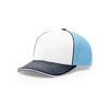 Richardson White/Columbia Blue/Navy On-Field Tri-Color Pulse SportMesh R-Flex Cap