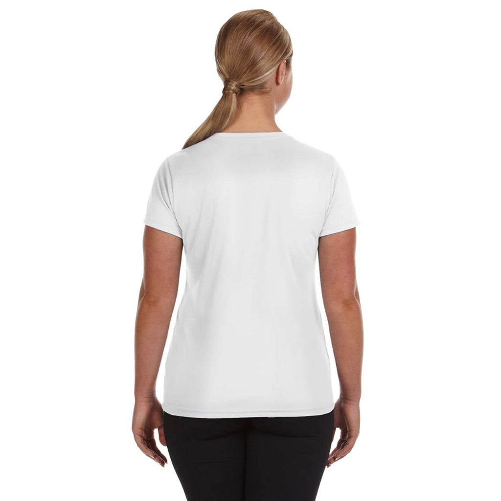 Augusta Sportswear Women's White Wicking-T-Shirt