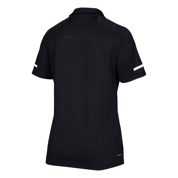 adidas Women's Black/White Team Iconic Coaches Polo