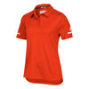 adidas Women's Collegiate Orange/White Team Iconic Coaches Polo