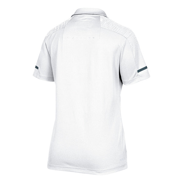 adidas Women's White/Onix Team Iconic Coaches Polo