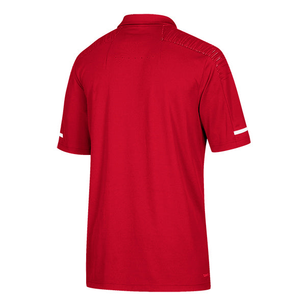 adidas Men's Power Red/White Team Iconic Coaches Polo