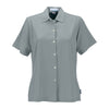 Vantage Women's Grey Woven Camp Shirt