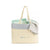 Gemline Natural/Glacial Grey Santorini Wipeable Interior Tote