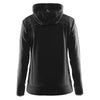 Craft Sports Women's Black/Platinum Leisure Full Zip Hood