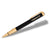 Waterman Black Lacquer Gold Trim Perspective Ballpoint Pen with Blue Ink