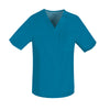 Cherokee Men's Caribbean Blue Luxe V-Neck Top