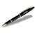 Waterman Black Sea Gold Trim Carene Rollerball Pen with Black Ink