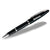 Waterman Black Sea Silver Trim Carene Rollerball Pen with Black Ink