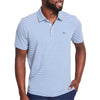 Vineyard Vines Men's Yacht Blue Heathered Winstead Sankaty Performance Polo