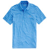 Vineyard Vines Men's Cornflower Lake Worth Stripe Sankaty Polo