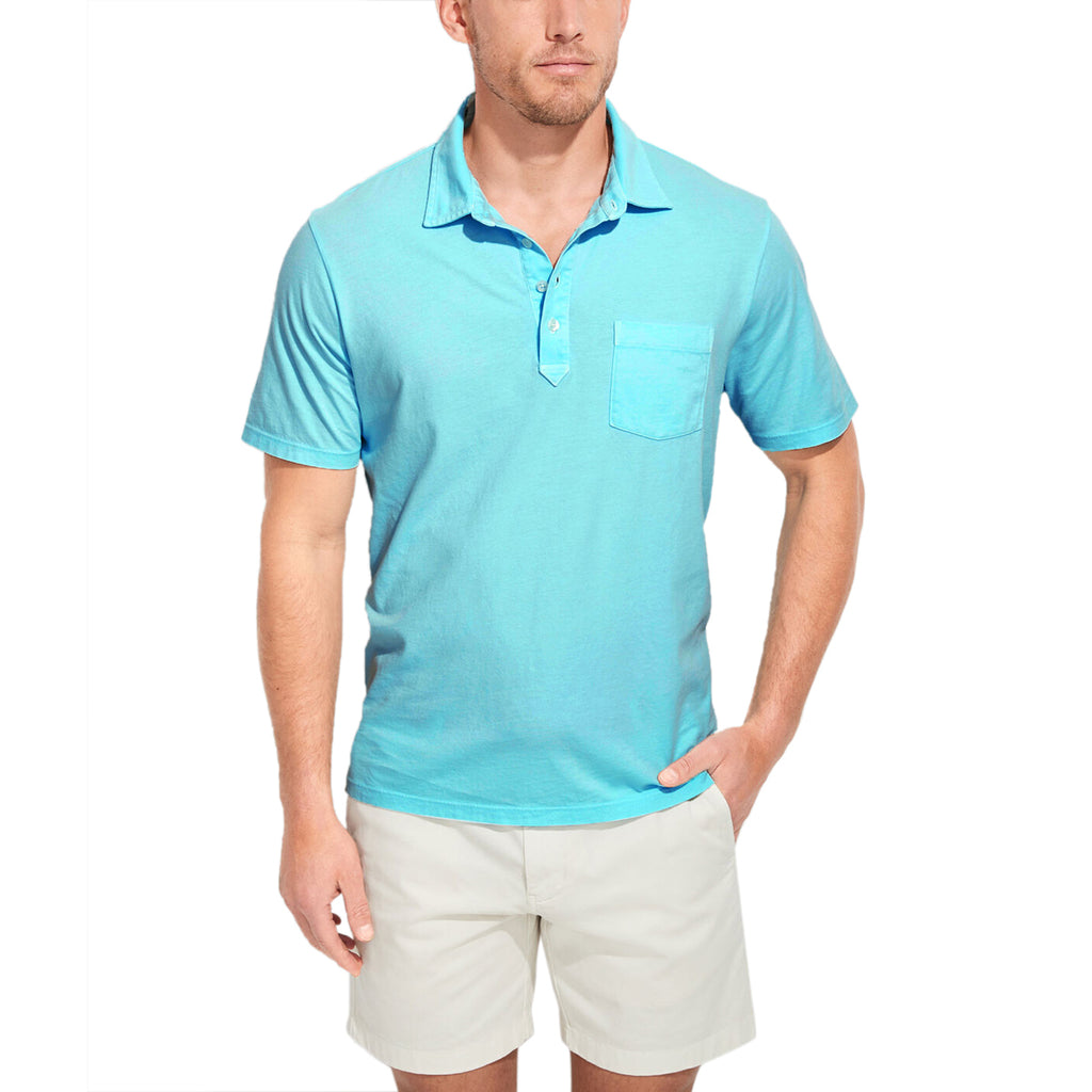 Vineyard Vines Men's Turqs Sun-Faded Island Polo