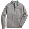 Vineyard Vines Men's Barracuda Striped Sankaty Quarter-Zip Pullover