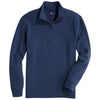 Vineyard Vines Men's Blue Depth Blank Saltwater Quarter Zip