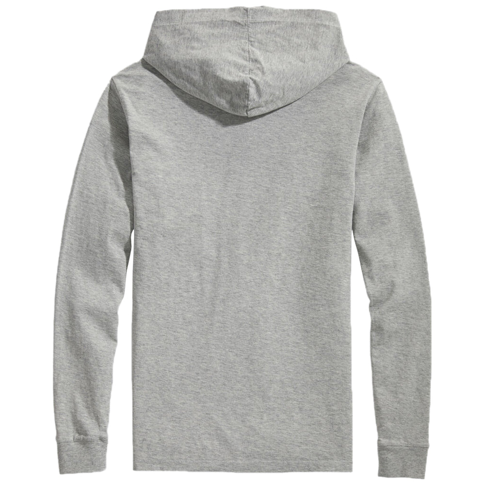 Vineyard Vines Men's Grey Heather Blank Long-Sleeve Hoodie T-Shirt