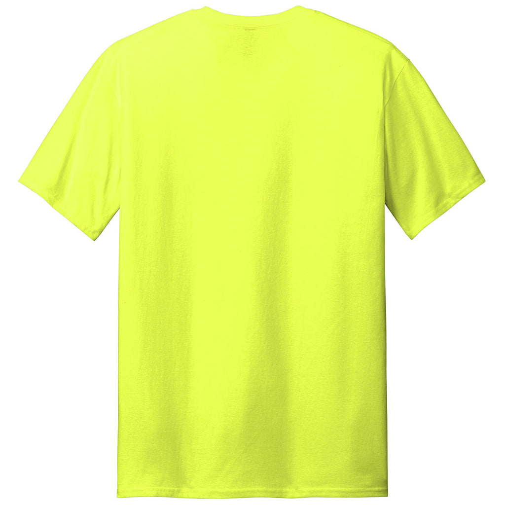 Gildan Men's Safety Green Tall 100% US Cotton T-Shirt