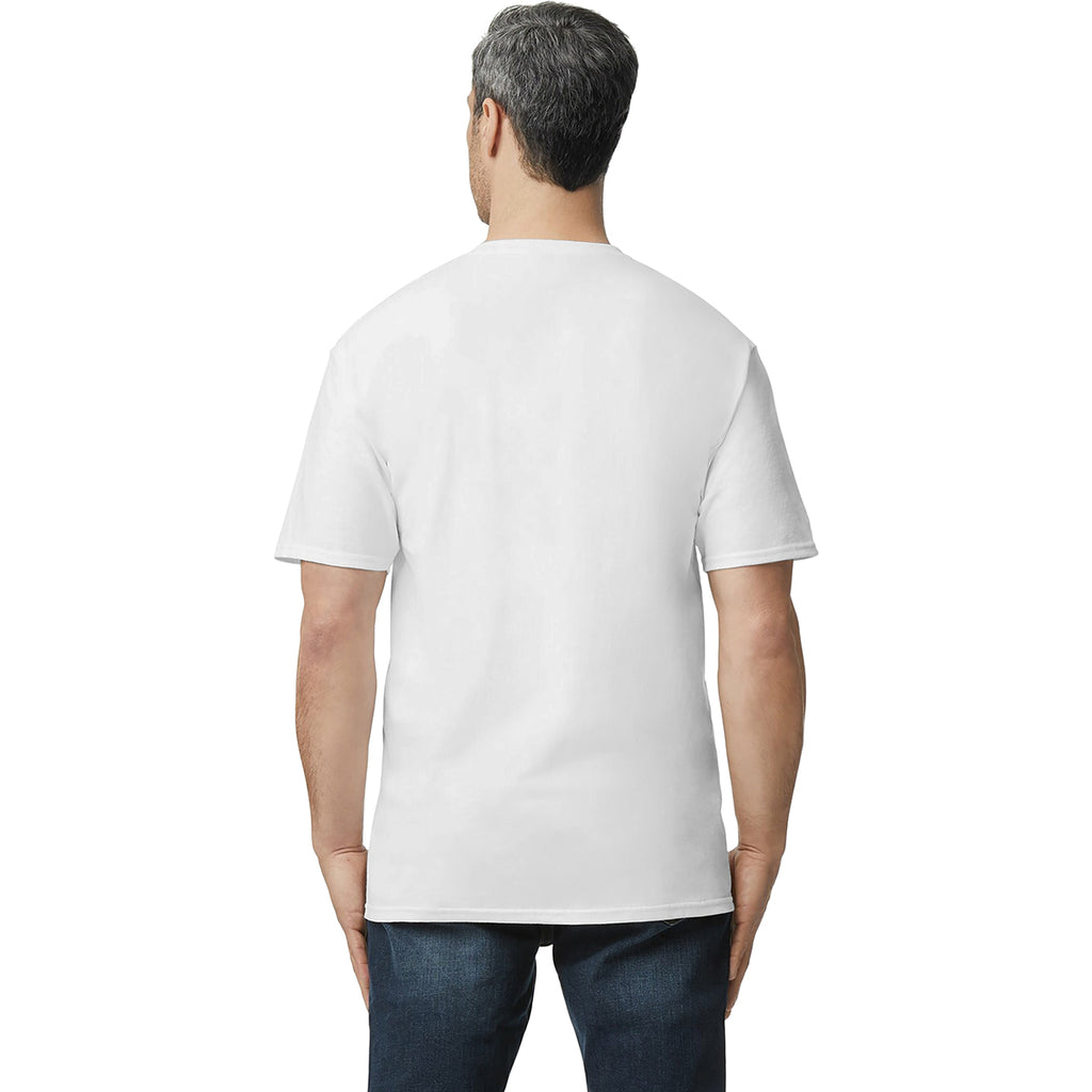 Gildan Men's White Tall 100% US Cotton T-Shirt