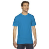 American Apparel Unisex Teal Fine Jersey Short-Sleeve T-Shirt