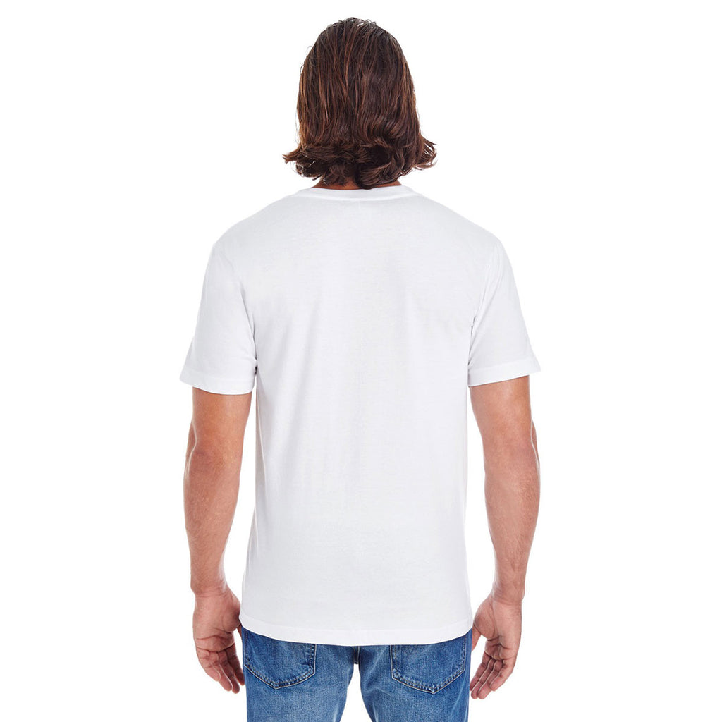 American Apparel Unisex White Organic Short-Sleeve Fine Jersey T-Shirt