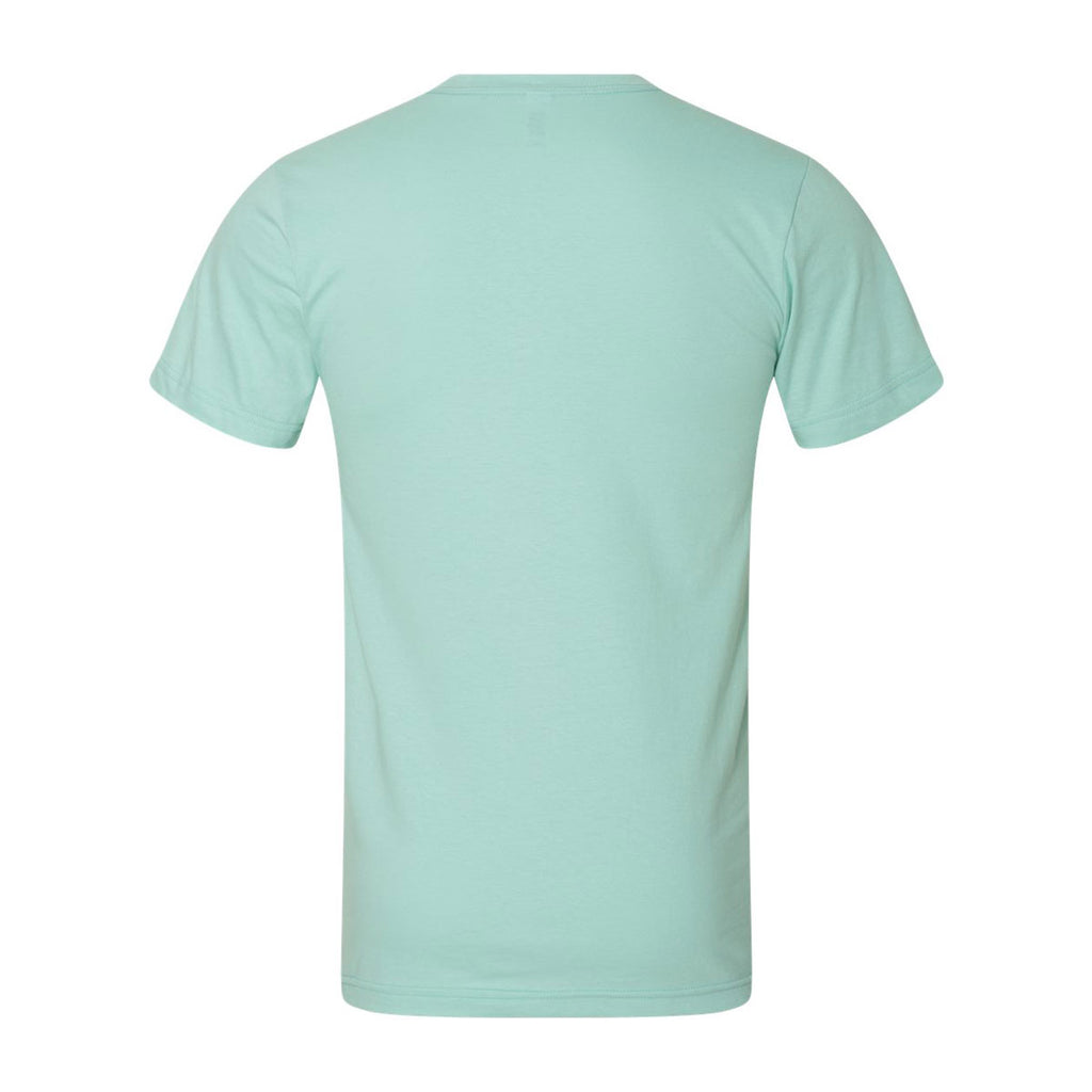 American Apparel Unisex Light Aqua Fine Jersey Short Sleeve T-Shirt