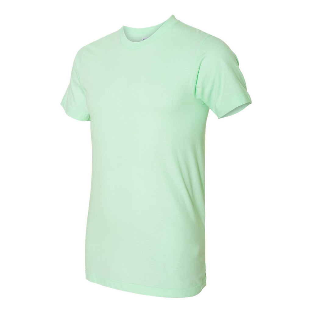 American Apparel Unisex Lime Fine Jersey Short Sleeve T-Shirt