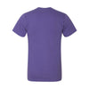 American Apparel Unisex Purple Fine Jersey Short Sleeve T-Shirt